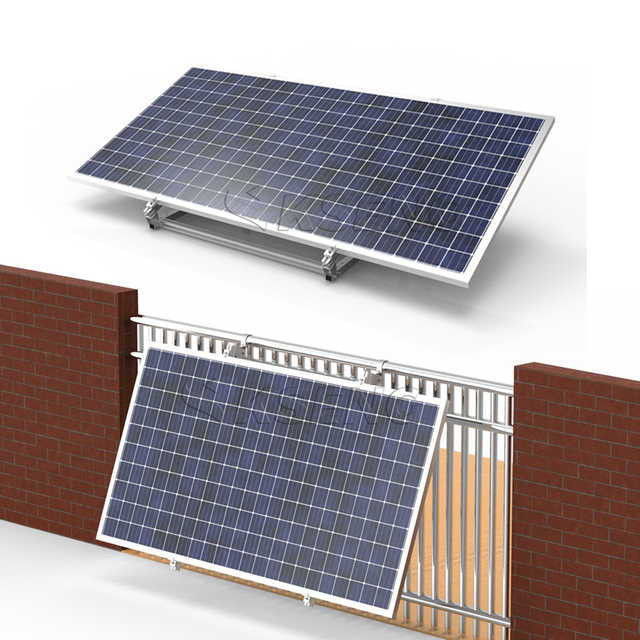 Solar Garden Balcony Mount Bracket Universal Easy Solar Kits For Home