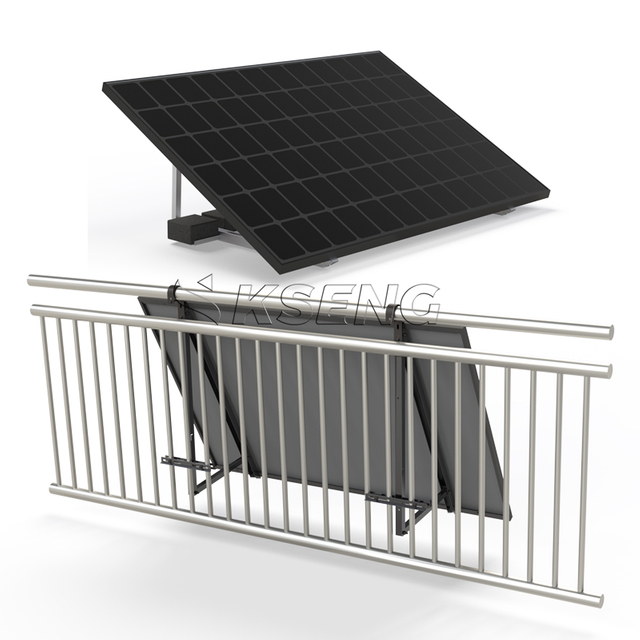 EU Stock Universal Easy Solar Panel Kit Flat Roof Garden Balcony Mounting System Solar Structure