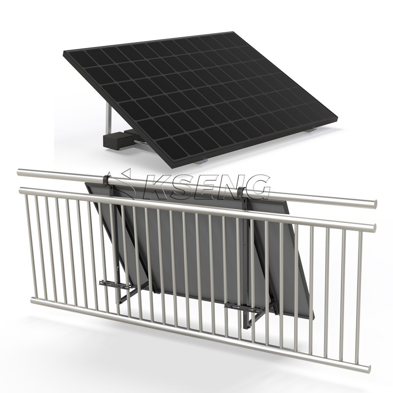EU Stock Universal Easy Solar Panel Kit Flat Roof Garden Balcony Mounting System Solar Structure