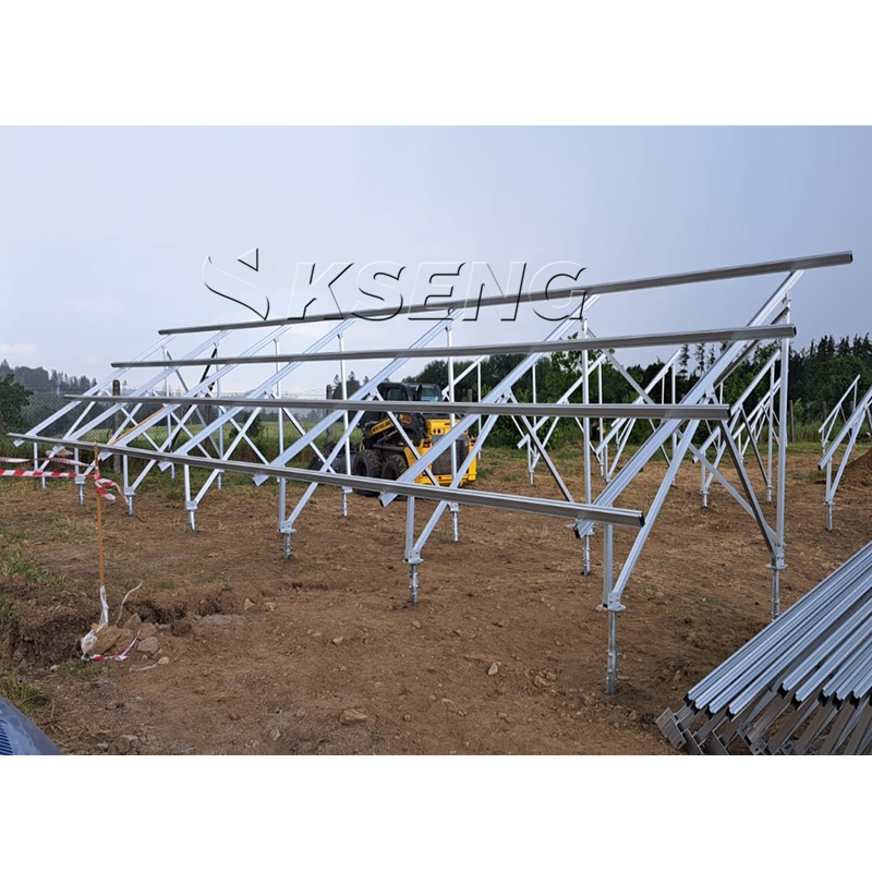 Easy Installation Pre-assemble Aluminum Pv Ground Mount Rack Solar Mounting Systems