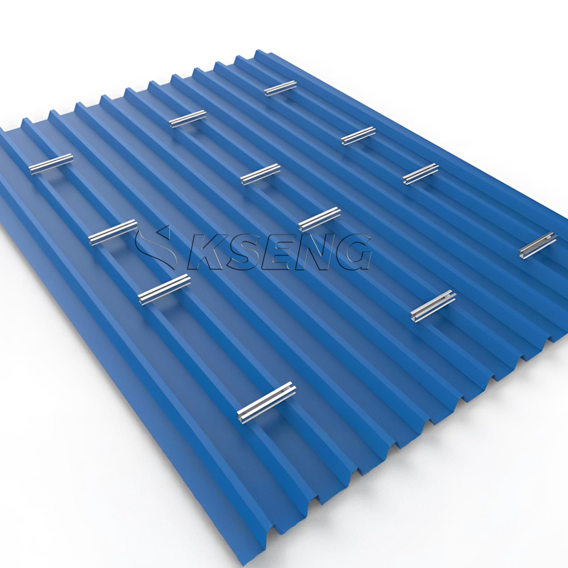 Mini Rail Solar Mounting System for Trapezoidal Roof - AL6005 Aluminum Profile