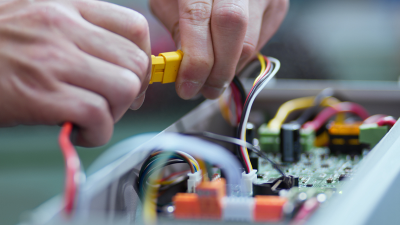 Control panel wiring