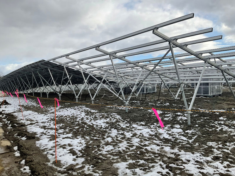 High-strength-aluminum-PV-bracket-snow-load-resistance-design