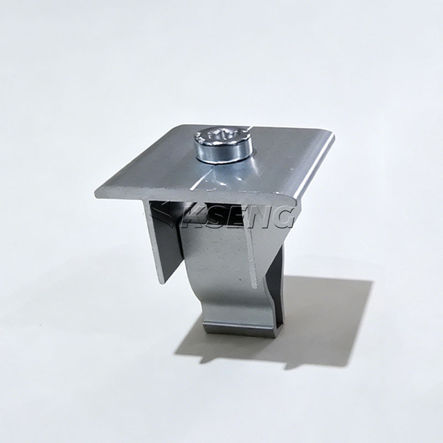 Quick installation aluminum solar panel mid clamp PV mounting bracket clip