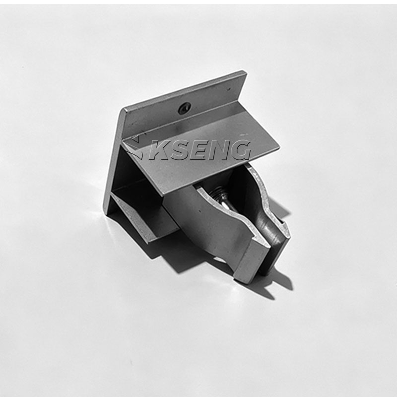 AL6005-T5 aluminum solar mid clamp SUS304 anti-corrosion PV clip