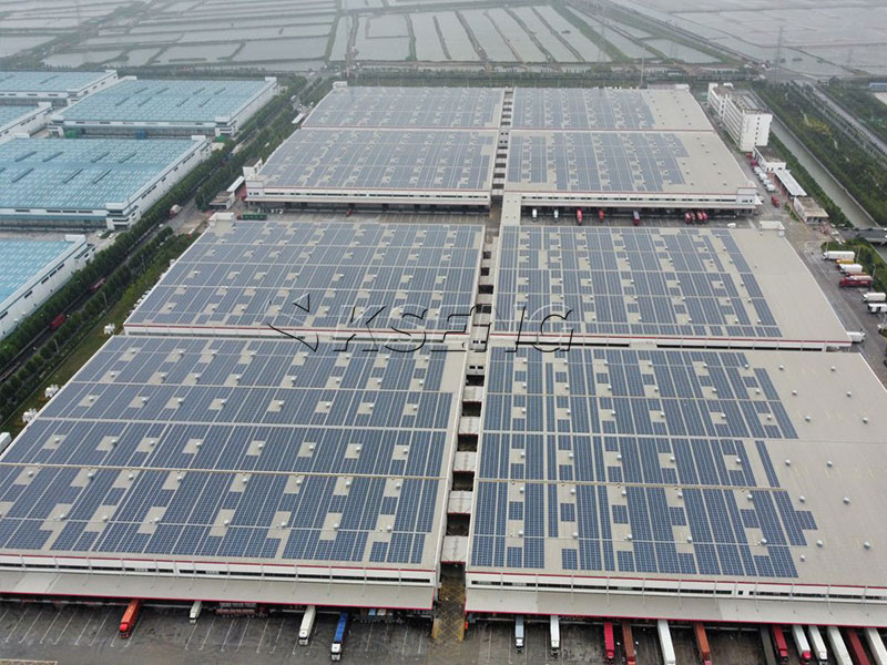 Non-penetrating solar panel clamps for commercial metal roof Kseng-aluminum-solar-mounting-brackets-for-metal-standing-seam-roof