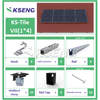 R121 tile roof solar mounting components including roof hooks, clamps and rails