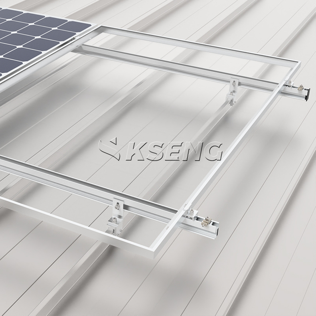 KSENG Non-Penetrating Standing Seam Metal Roof Solar Mounting System