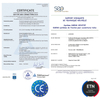 CE and ETN certification for Kseng R121 tile roof solar mounting system