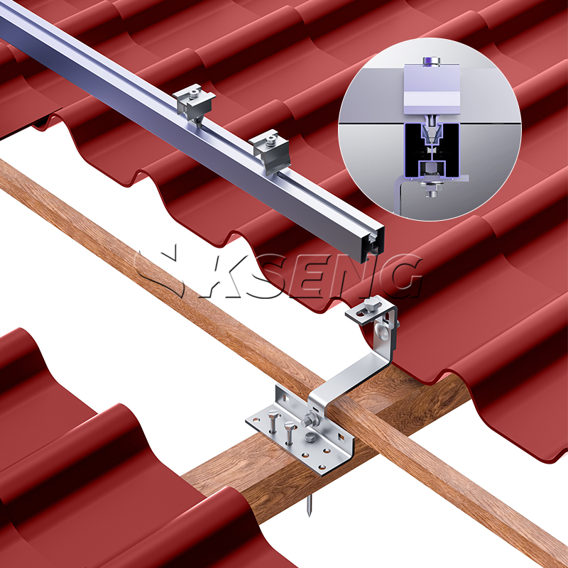 solar tile roof bracket